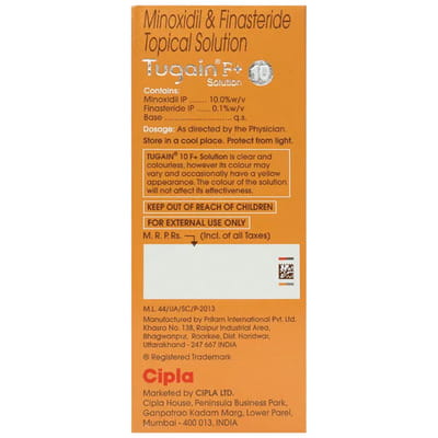 Tugain F Plus 10% Bottle Of 60ml Solution