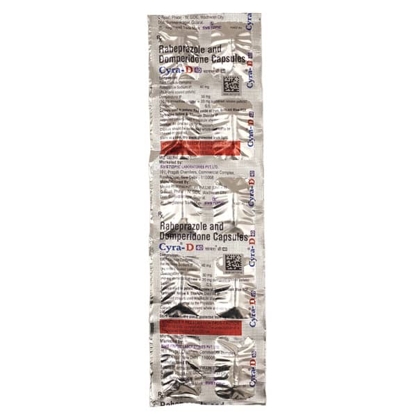 Cyra D 40mg Strip Of 10 Capsules