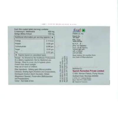 सेटब्रेन 120एमजी 10 टैबलेट्स की स्ट्रिप