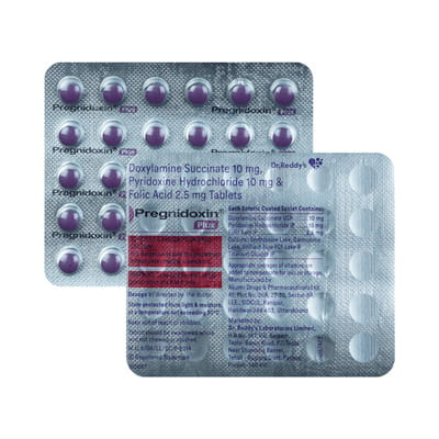 Pregnidoxin Plus Strip Of 30 Tablets