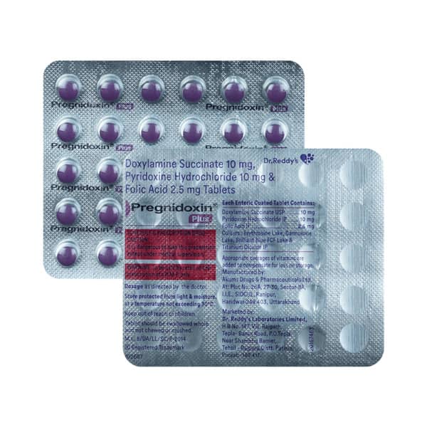 Pregnidoxin Plus Strip Of 30 Tablets