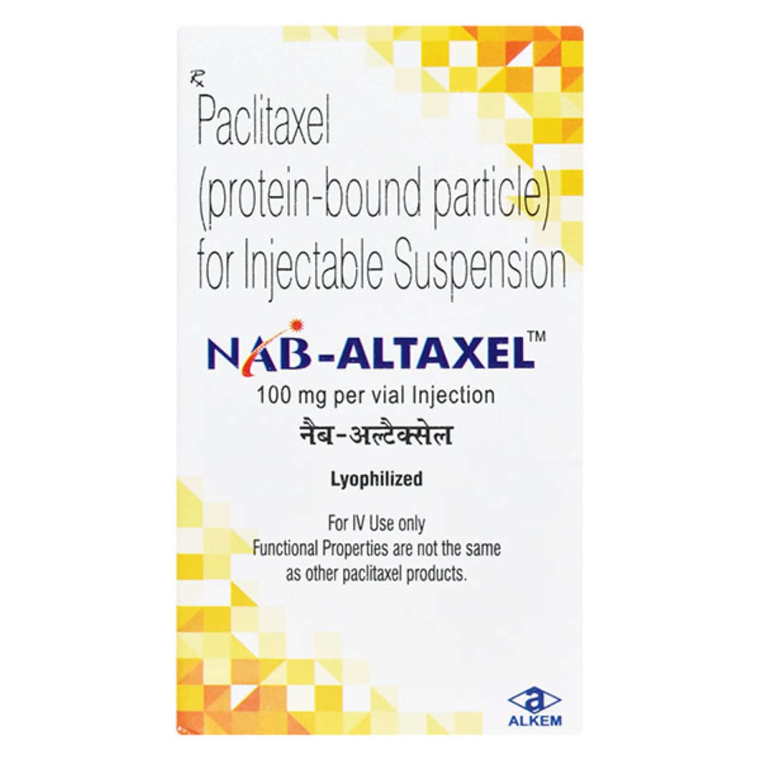 nab altaxel 100 mg injection