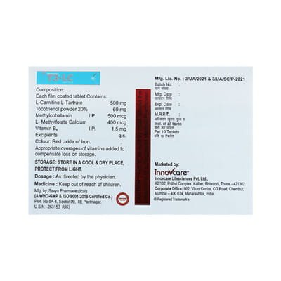 New Innovcares T3 Lc Strip Of 10 Tablets