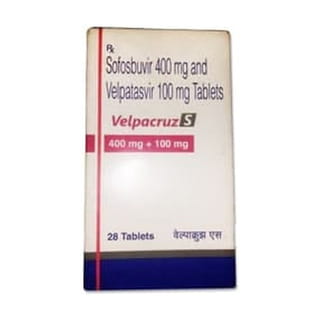 Velpacruz S 400/100Mg Strip Of 28 Tablets