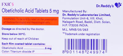 Fxr 5mg Strip Of 10 Tablets