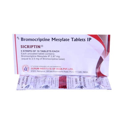 Sicriptin Usp 2.5 Mg Tablet 5