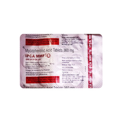 Ipca Mmf S 360mg Strip Of 15 Tablets