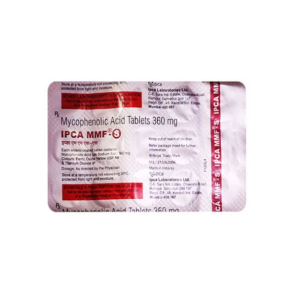 Ipca Mmf S 360mg Strip Of 15 Tablets