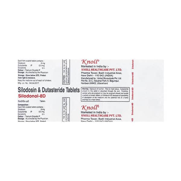 Silodonol 8d Strip Of 10 Capsules