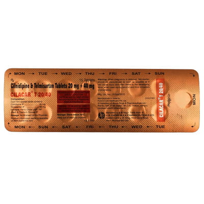 Cilacar T 20/40mg Strip Of 15 Tablets