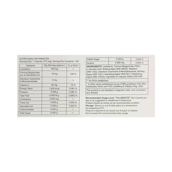 Ironemic Plus Strip Of 15 Capsules