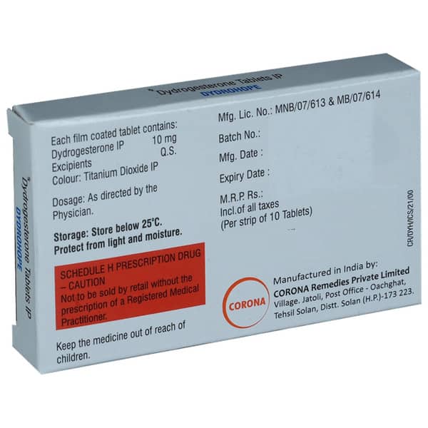 Dydrohope Strip Of 10 Tablets
