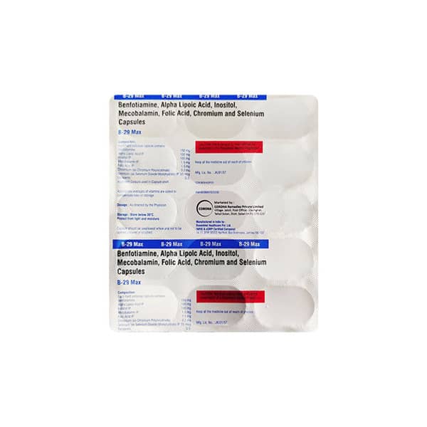 B 29 Max Strip Of 15 Capsules