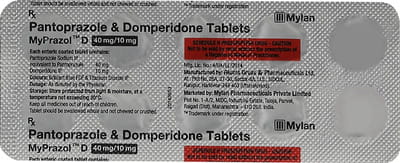 Myprazol D Strip Of 10 Tablets