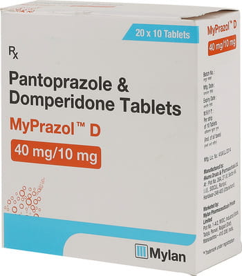 Myprazol D Strip Of 10 Tablets