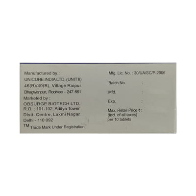 Dub 10 Mg Strip Of 10 Tablets