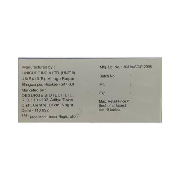 Dub 10 Mg Strip Of 10 Tablets