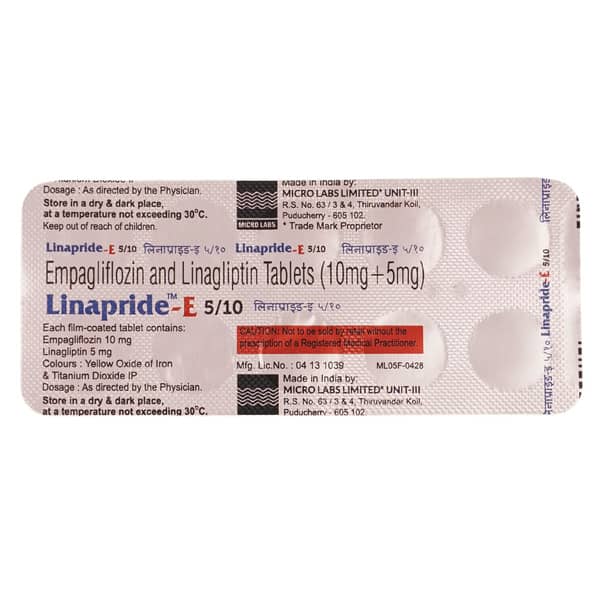 Linapride E 5/10mg Strip Of 10 Tablets