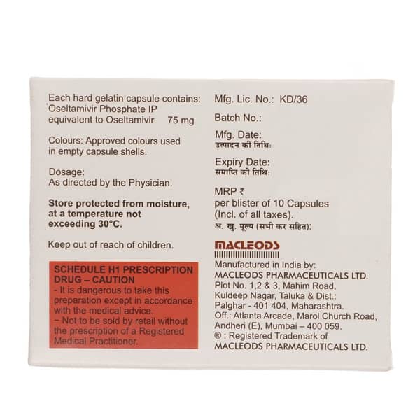 Fluvia Strip Of 10 Capsules