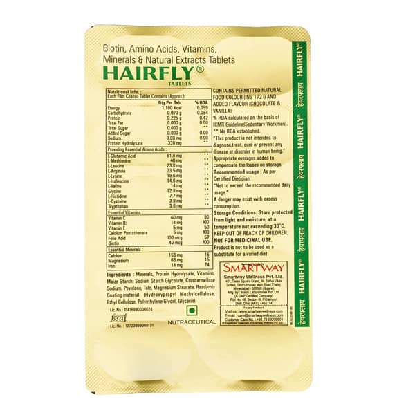 Hairfly Strip Of 10 Tablets