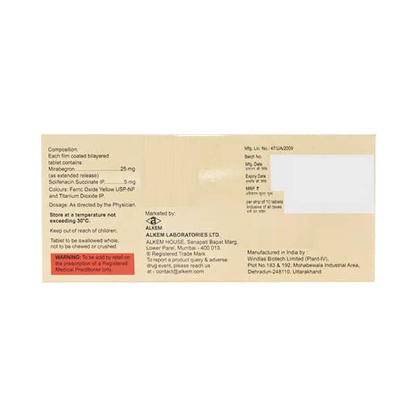 Mirakem S 25mg Strip Of 10 Tablets