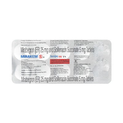 Mirakem S 25mg Strip Of 10 Tablets