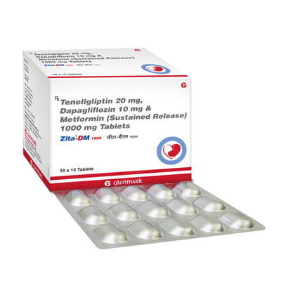 Zita Dm 1000mg Strip Of 15 Tablets