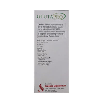 Glutapro Sugar Free Sachet Of 12gm Oral Powder
