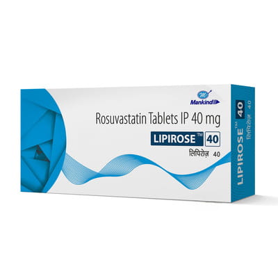Lipirose 40mg Strip Of 10 Tablets