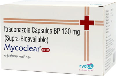 Mycoclear Sb 130mg Strip Of 10 Capsules