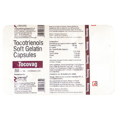 Tocovag 200mg Strip Of 10 Capsules