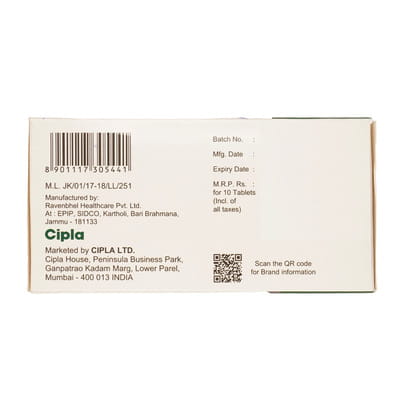 Bisofig T 5mg Strip Of 10 Tablets