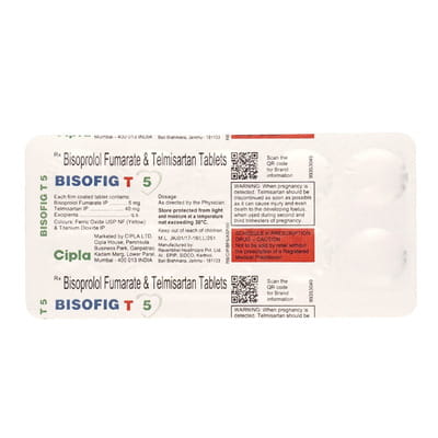 Bisofig T 5mg Strip Of 10 Tablets