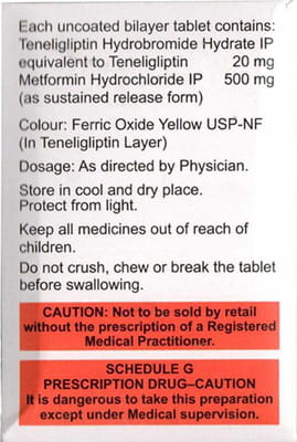 Tenlimac M 500 Strip Of 15 Tablets