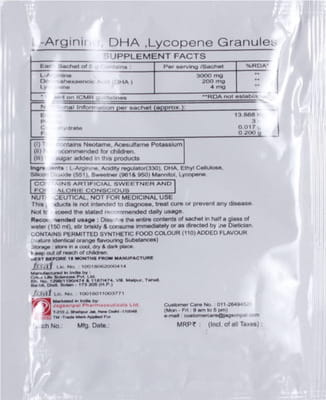 Lycored Preg Orange Flavour Sugar Free Sachet Of 5gm Granules