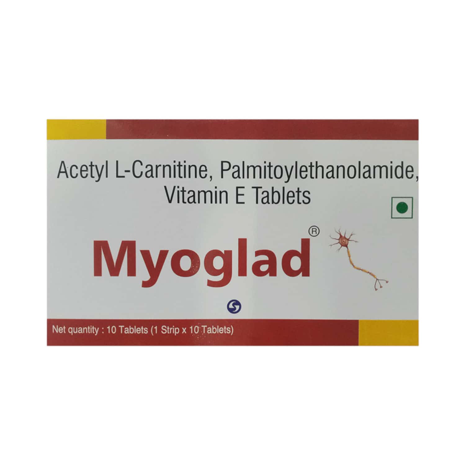 Buy Myoglad Strip Of 10 Tablets Online & Save Up to 24% at PharmEasy