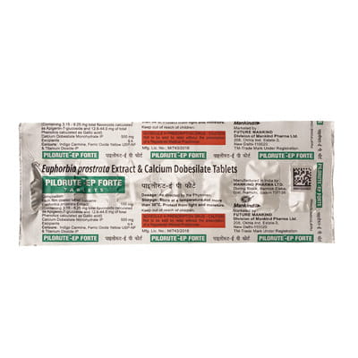 Pilorute Ep Forte Strip Of 7 Tablets