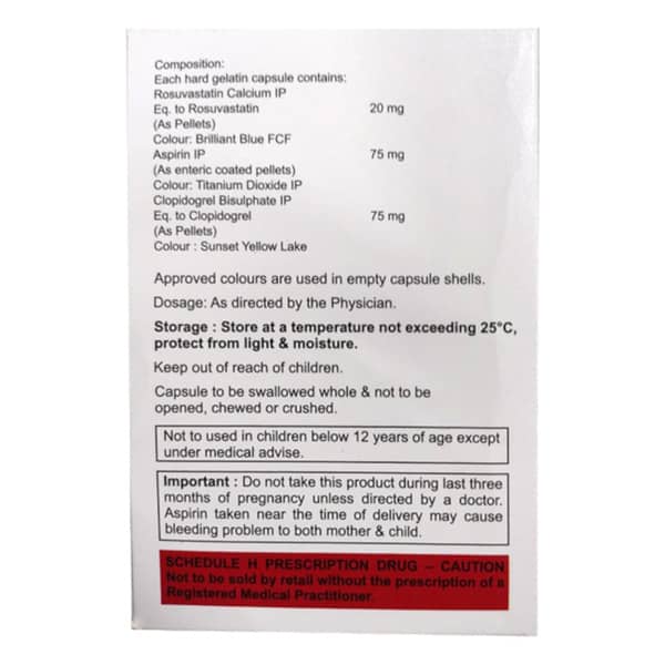 Rosloy Gold 20mg Strip Of 15 Capsules