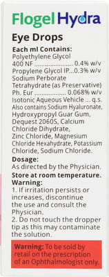 Flogel Hydra Bottle Of 10ml Eye Drops