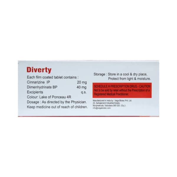 Diverty Strip Of 10 Tablets