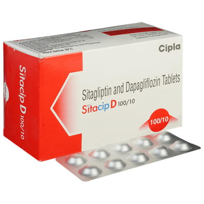 Sitacip D 100/10mg Strip Of 10 Tablets