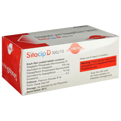 Sitacip D 100/10mg Strip Of 10 Tablets