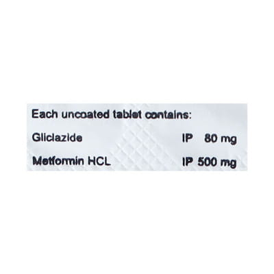 Glizato M 80mg Strip Of 15 Tablets