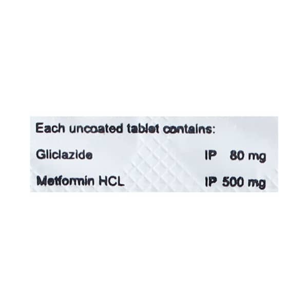 Glizato M 80mg Strip Of 15 Tablets