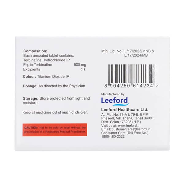 Texiford 500 Strip Of 7 Tablets