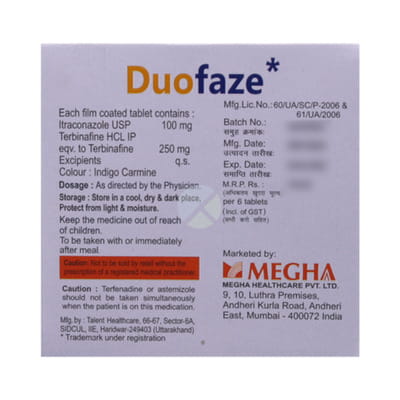 Duofaze Strip Of 10 Tablets