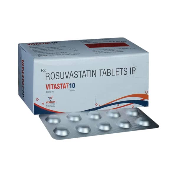Vitastat 10mg Strip Of 10 Tablets