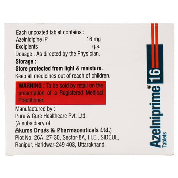 Azelniprime 16Mg Strip Of 10 Tablets