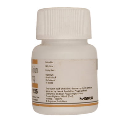 Euthyrox 125mcg Bottle Of 100 Tablets