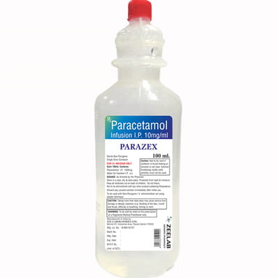 Parazex 1000mg Bottle Of 100ml Infusion